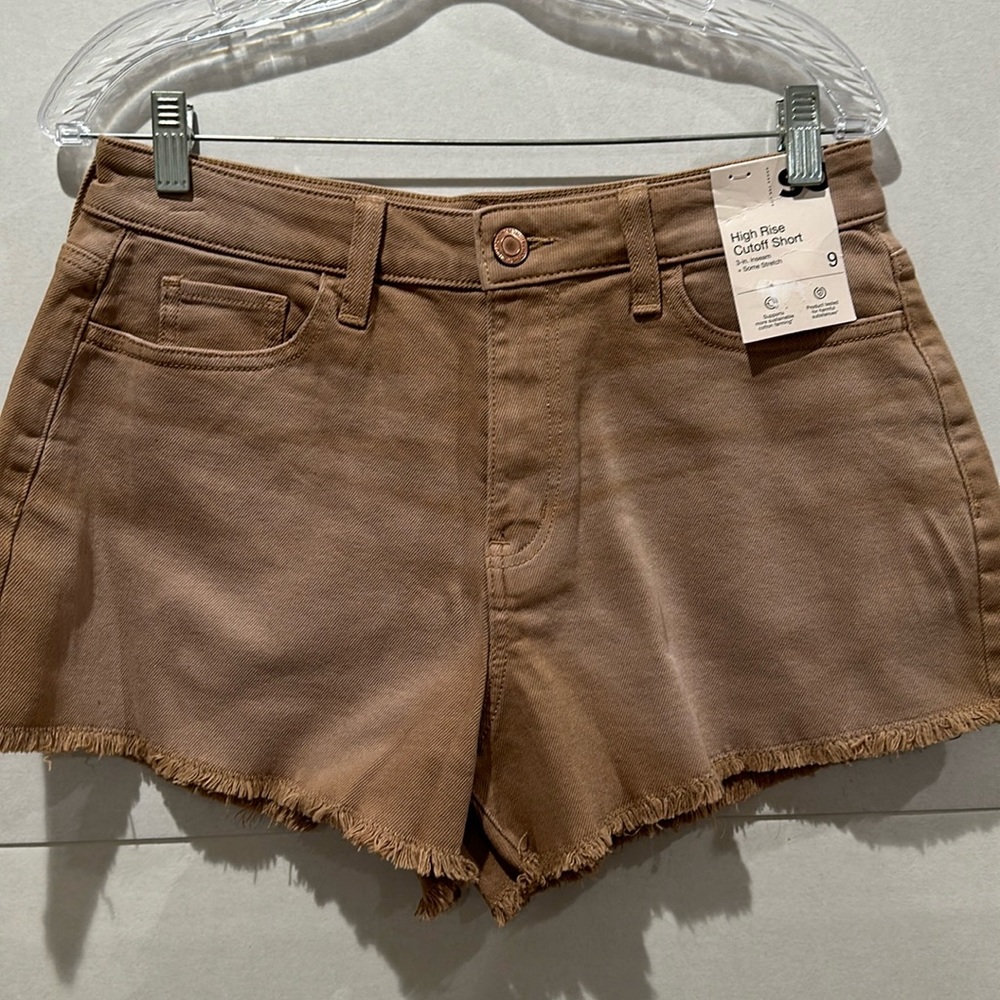 SO Junior’s High Rise Cutoff Shorts Size 9